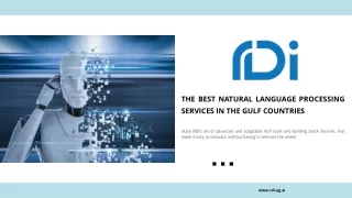 The Best Natural Language Processing Services in the Gulf Countries