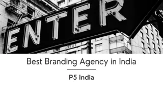 Best Branding Agency in India  P5 India