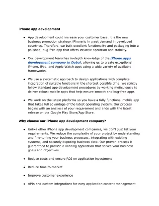 iphone app development