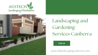 Landscaping and Gardening Services Canberra
