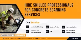 Hire Skilled Professionals for Concrete Scanning Services