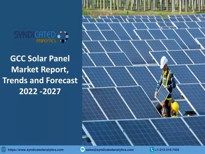 gcc solar panel market report trends and forecast