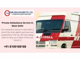Ambulance Service In Dwarka
