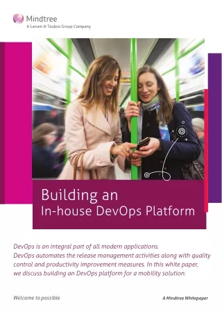 Building an In-House DevOps Service Platform for Mobility Solution - A Mindtree