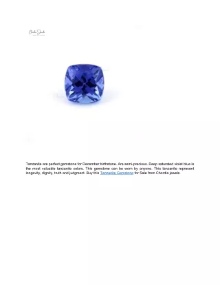 Tanzanite are perfect gemstone for December birthstone (1) (1)