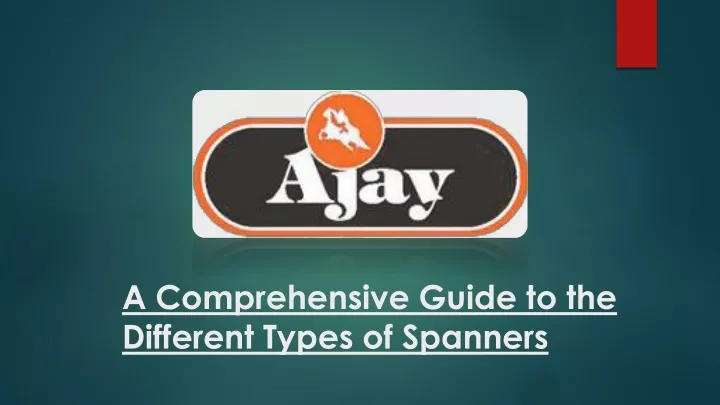 a comprehensive guide to the different types of spanners