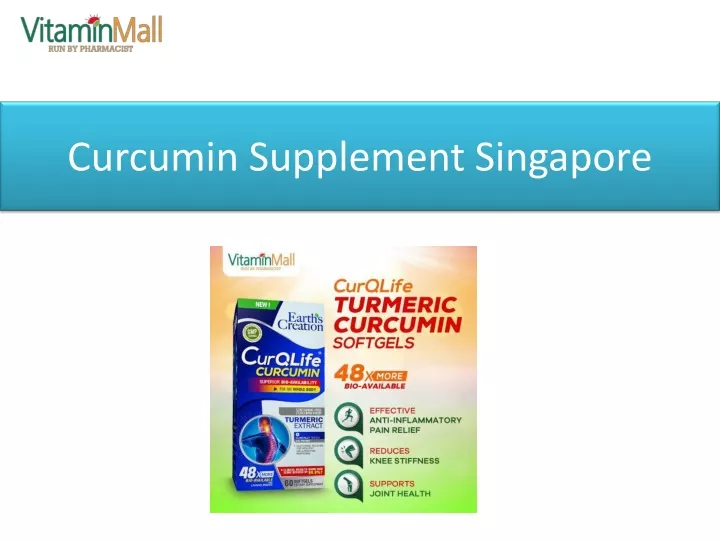 curcumin supplement singapore