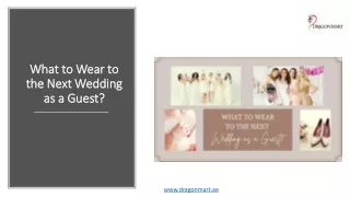 What to Wear to the Next Wedding as a Guest