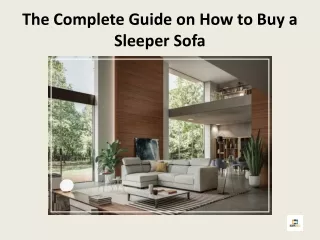 The Complete Guide on How to Buy a Sleeper Sofa