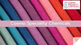 cosmo speciality chemicals