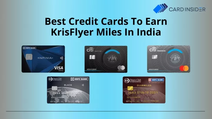 PPT - Best Credit Cards To Earn Krisflyer Miles In India PowerPoint ...