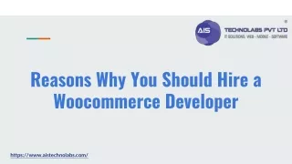 reasons why you should hire a woocommerce developer