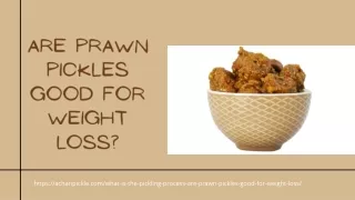 Are Prawn good for Weight loss