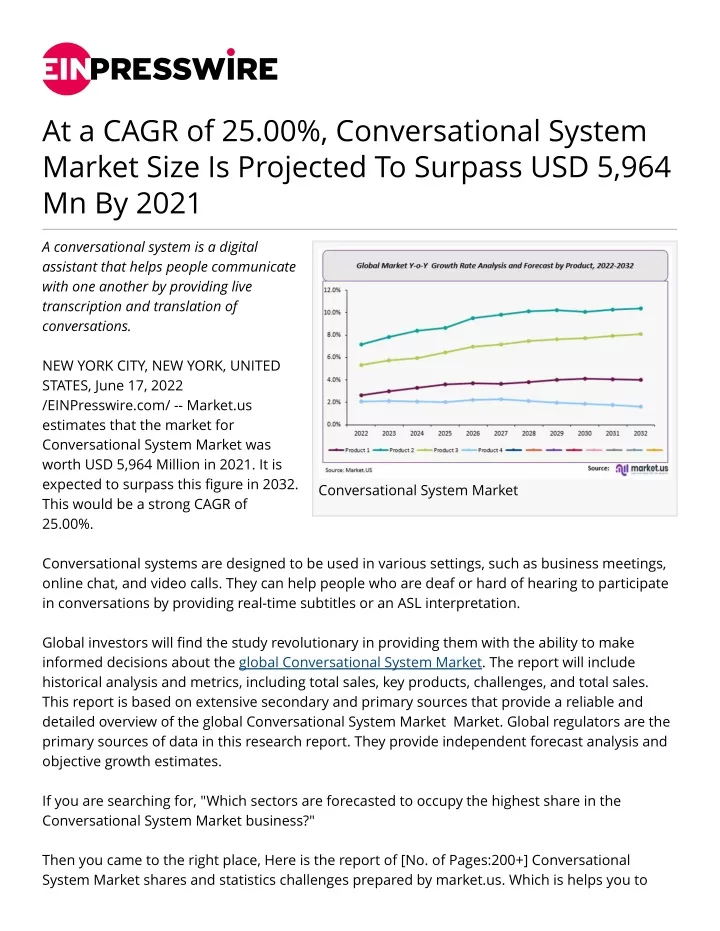 at a cagr of 25 00 conversational system market