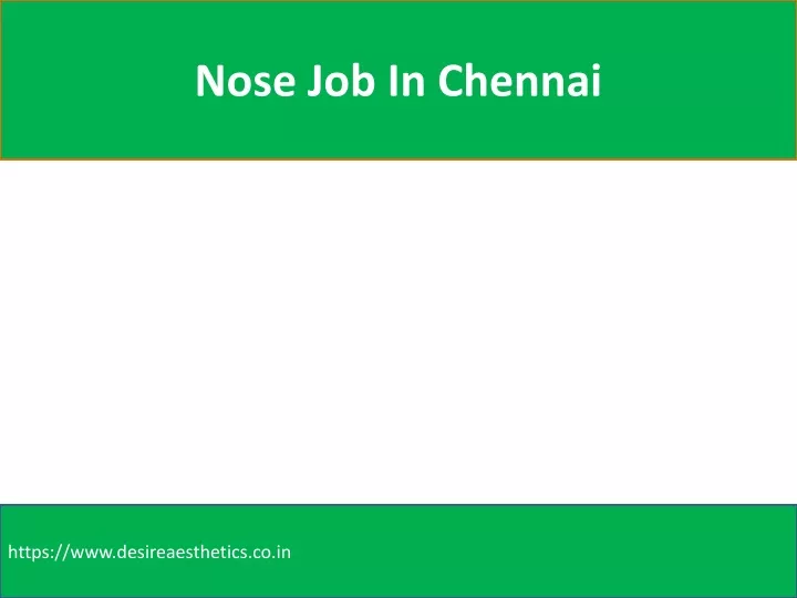 nose job in chennai