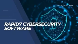 Rapid7 Cybersecurity Software