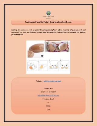 swimwear push up pads smartandcoolstuff com