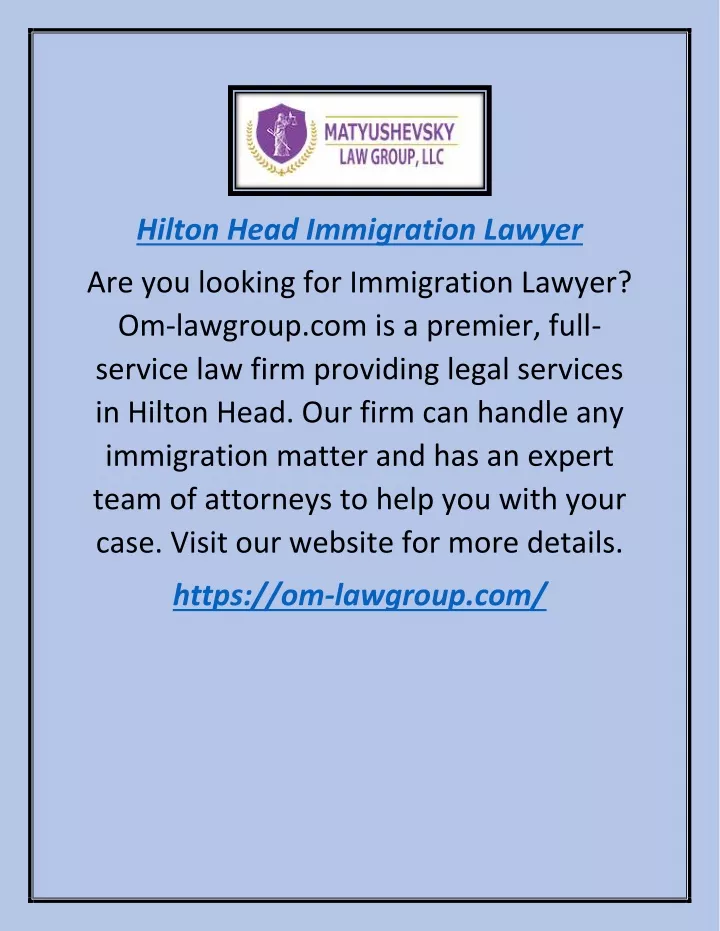 hilton head immigration lawyer