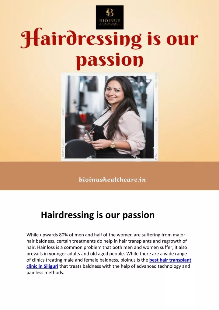 importance of personal presentation hairdressing