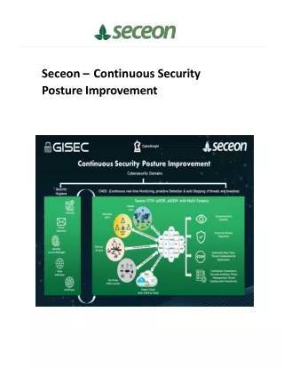 seceon continuous security posture improvement