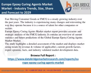 europe epoxy curing agents market market industry