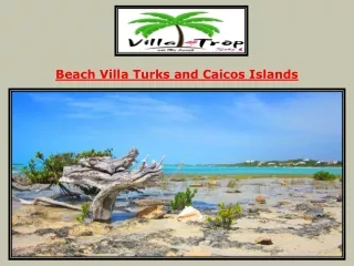 Beach Villa Turks and Caicos Islands