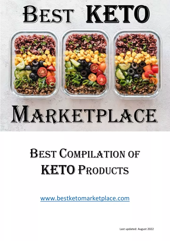b est c ompilation of keto keto p roducts