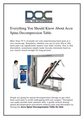 everything you should know about accu spina