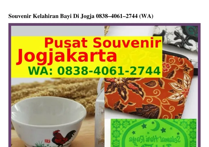 souvenir kelahiran bayi di jogja 0838 4061 2744 wa