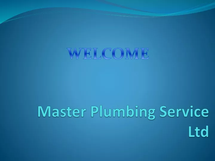 master plumbing service ltd