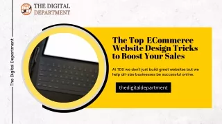 The Top  ECommerce Website Design Tricks to Boost Your Sales