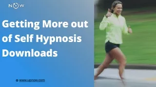 Getting More out of Self Hypnosis Downloads