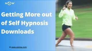 Getting More out of Self Hypnosis Downloads