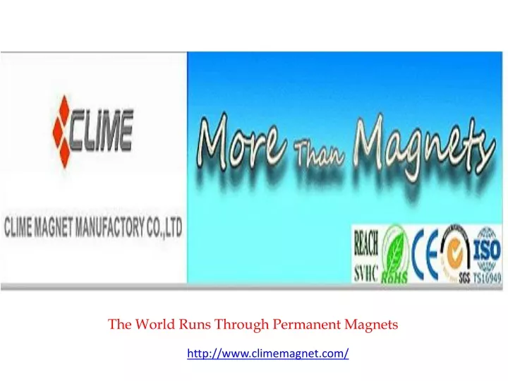 the world runs through permanent magnets