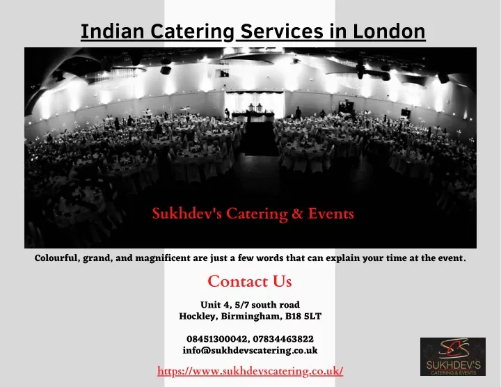 indian catering services in london