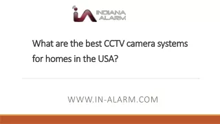 What are the best CCTV camera systems in US