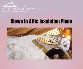 Blown In Attic Insulation Plano