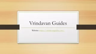 vrindavan guides