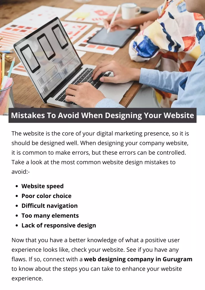 PPT - Mistakes To Avoid When Designing Your Website PowerPoint ...