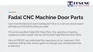 fadal cnc machine door parts