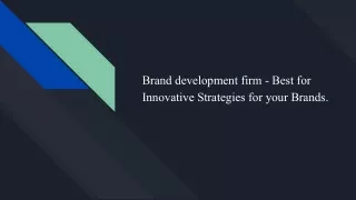 brand development firm