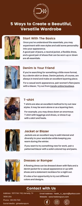 5 Ways to Create a Beautiful, Versatile Wardrobe