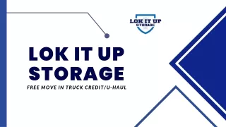 Affordable Self Storage Units in Sapulpa | Lok It Up Storage
