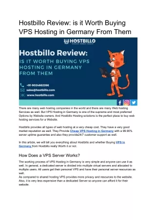 hostbillo review is it worth buying vps hosting