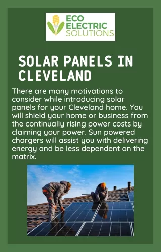 solar panels Cleveland