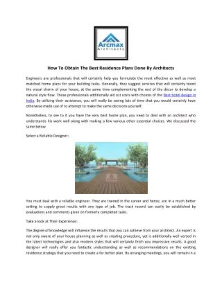 Resort Design | Resort layout Plan | Resort Design and Planning | Resort Design