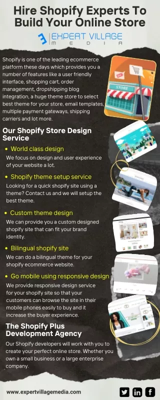 Hire Shopify Experts To Build Your Online Store