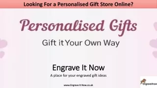 looking for a personalised gift store online