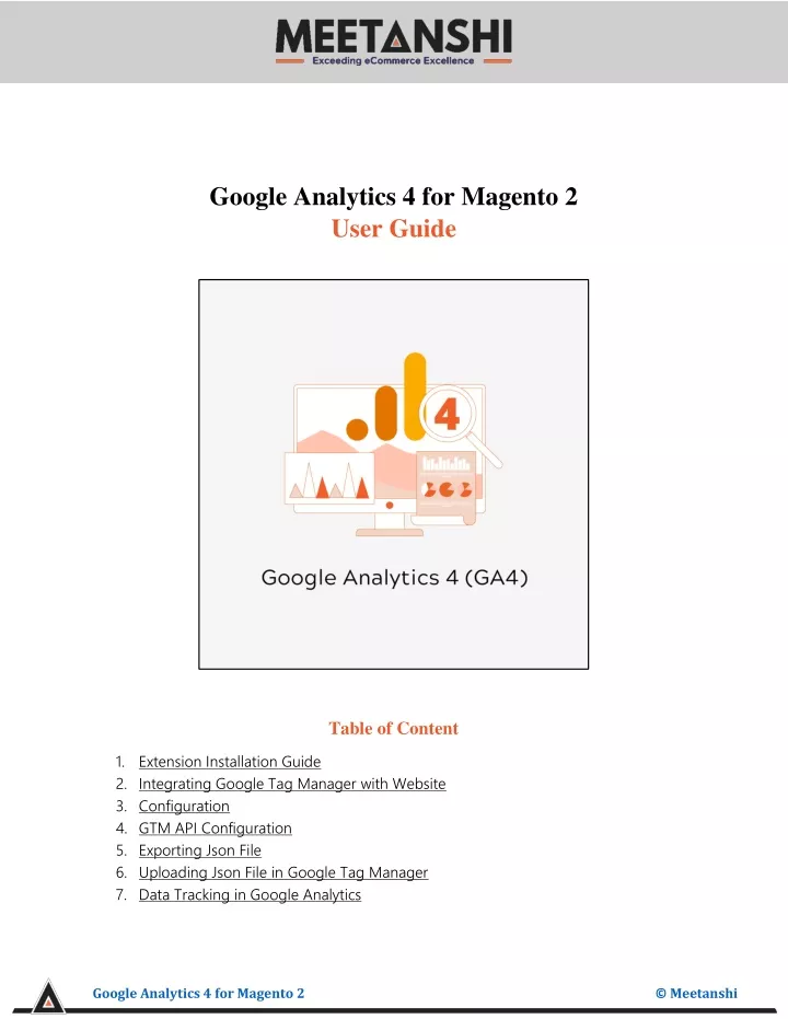 google analytics 4 for magento 2 user guide