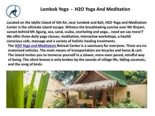 Yoga Retreats Bali - Yin Yoga Teacher Training - Bali Meditation